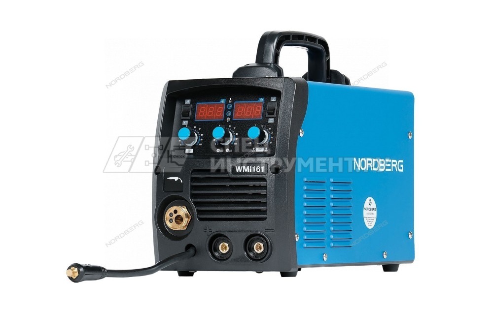 NORDBERG АППАРАТ СВАРОЧНЫЙ WMI161 инверторный MIG+MMA, 220V