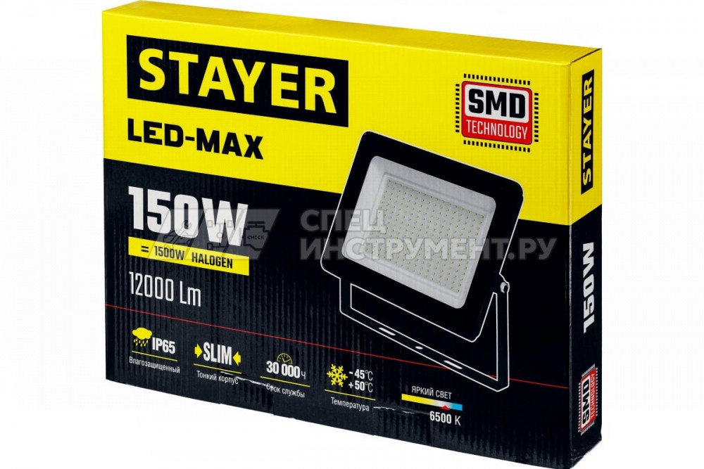 STAYER LED-Max 150 Вт прожектор светодиодный
