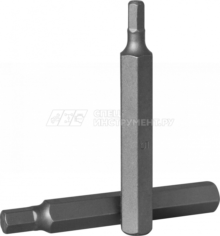 Бита 10мм, Шестигранная 12 мм, 75 мм S2 материал