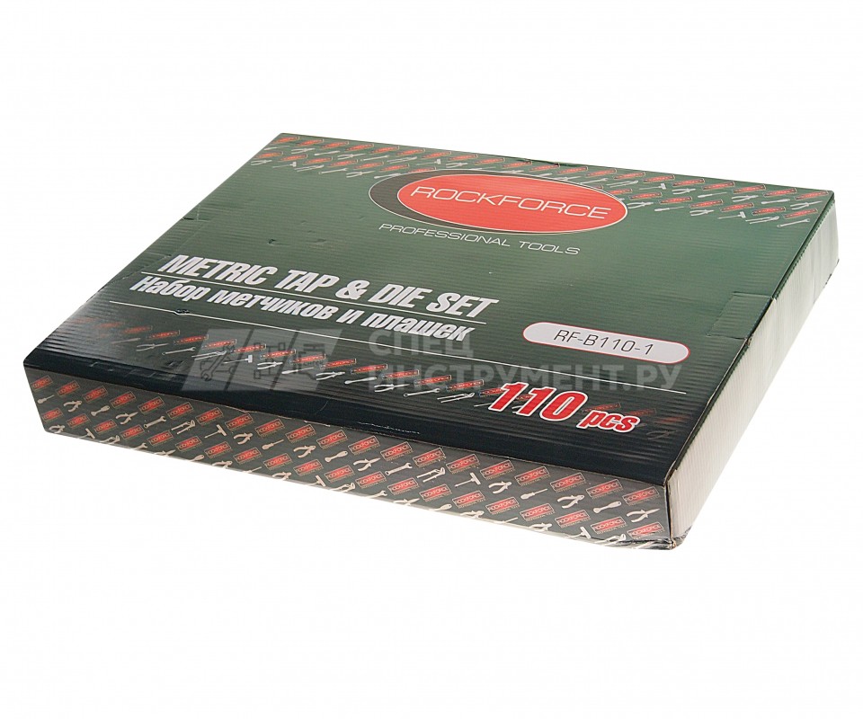 Набор метчиков и плашек 110 предметов (2х0.4 - 18х1,5)