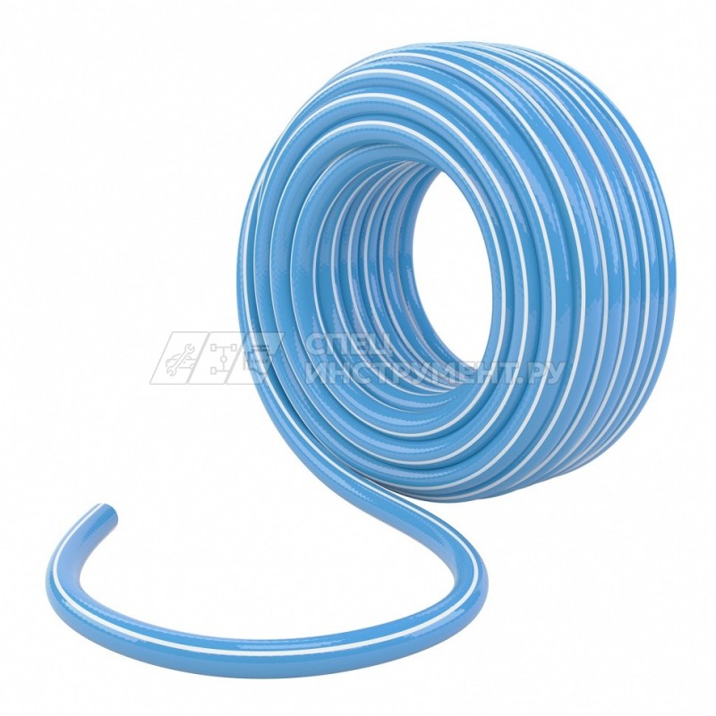 Шланг поливочный армированный ПВХ 3/4", 50м, "Azure"