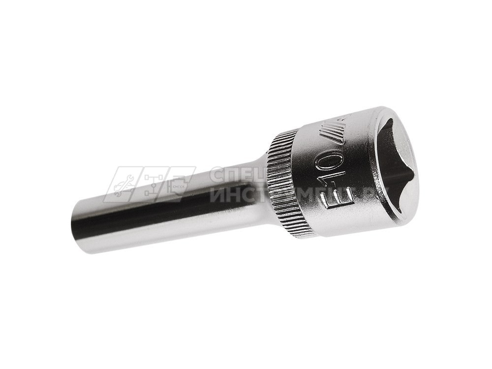 Головка торцевая глубокая TORX 1/2" х E10, длина 76мм