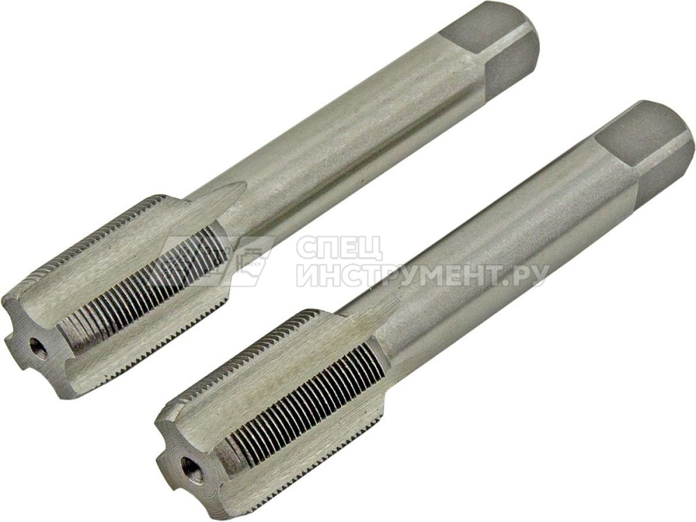 Метчик дюймовый ручной 1/4"-28 UNF 60° (комплект 2шт) Р6М5 "ТехноСталь"