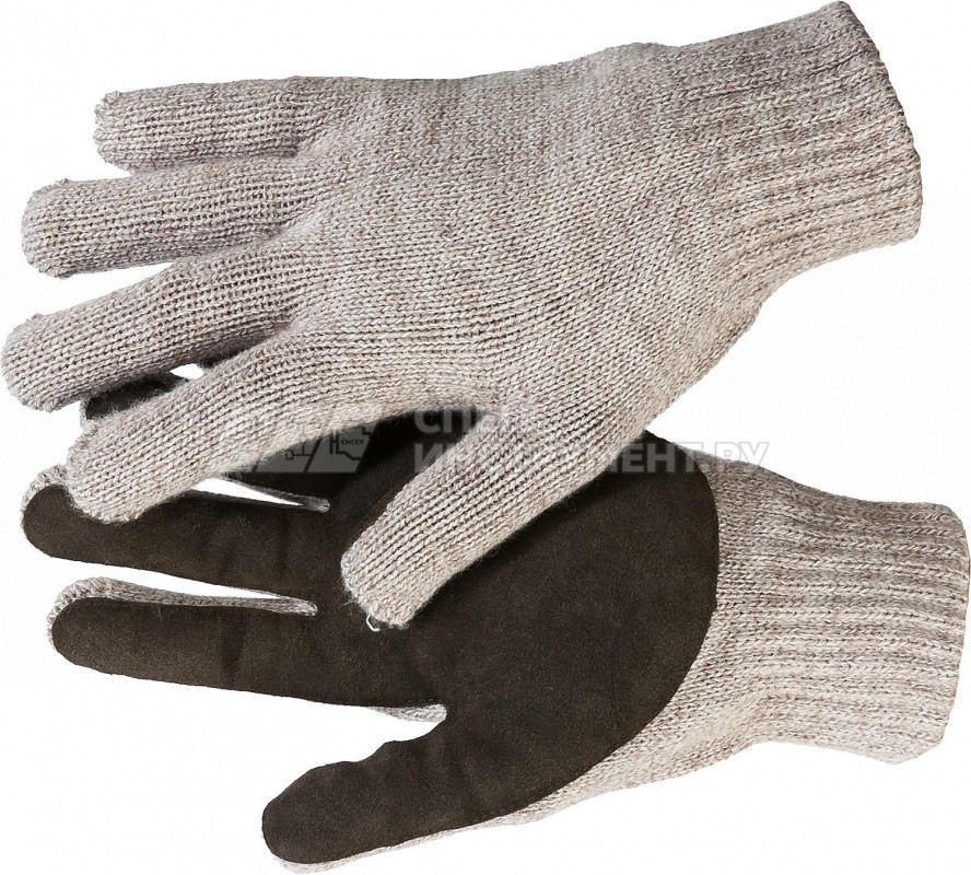 ЗУБР ТАЙГА, размер S-M, перчатки утепленные со спилковым наладонником.