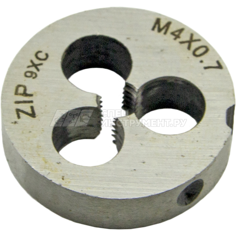 Плашка М4x0.7, сталь 9ХС