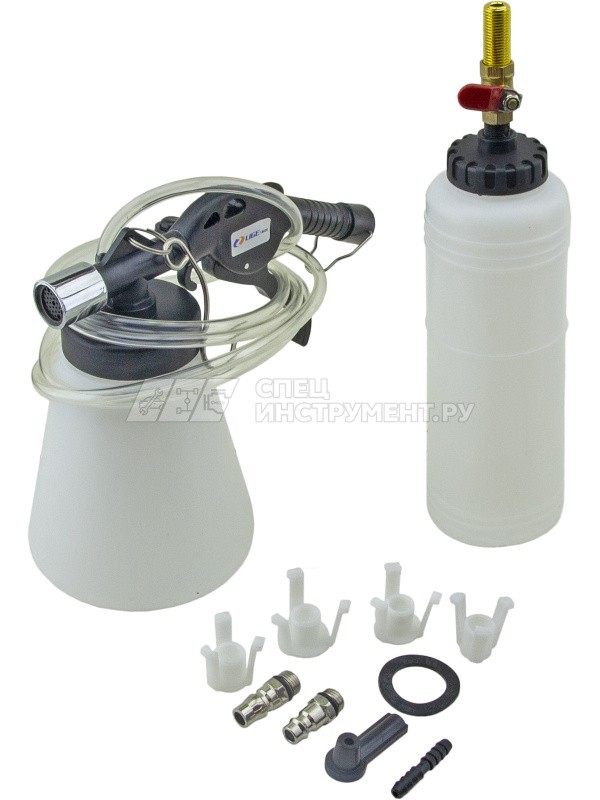 Пневматический насос для замены тормозной жидкости 750мл., бочок 1л, 6-12кг/см² LG-14020 LIGE
