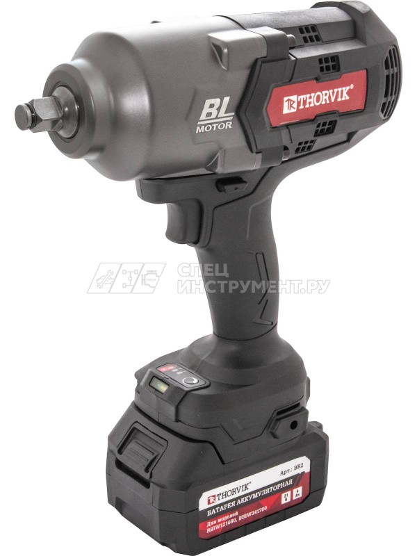 BBIW121700 Гайковерт ударный аккумуляторный бесщёточный 1/2"DR, 21В, 1700 Нм