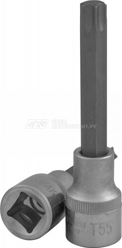 Насадка торцевая 1/2"DR с вставкой T50, L-100 мм