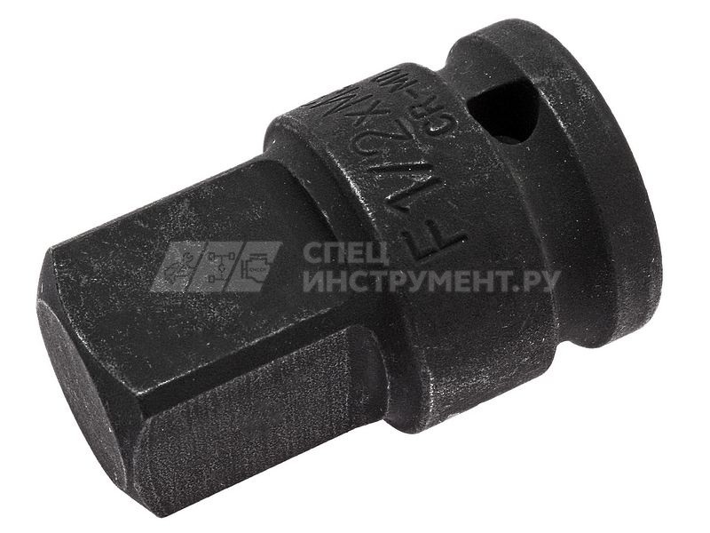 Адаптер ударный F1/2" х M3/4" диаметр 30мм, L-48мм