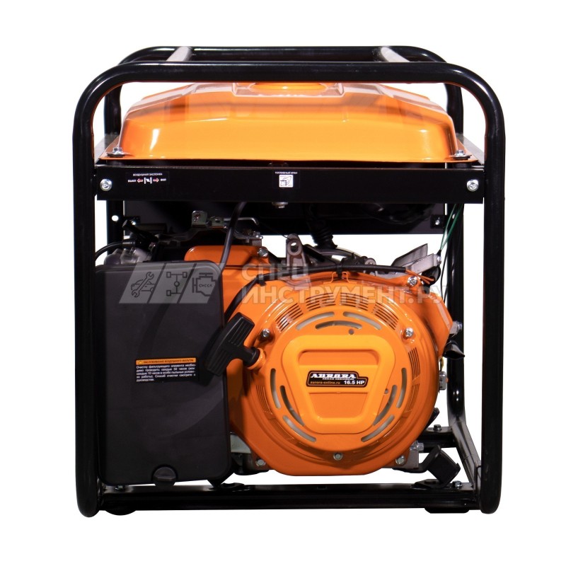 Генератор ABE 7500 RUN (max.7.5кВт, 230В) бензин+газ, увеличенный бак 13л