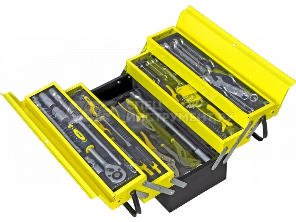 Набор инструмента WMC-4087C:87пр (6гр.), в металлическом складном кейсе WMC TOOLS