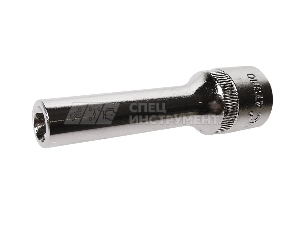 Головка торцевая глубокая TORX 1/2" х E10, длина 76мм