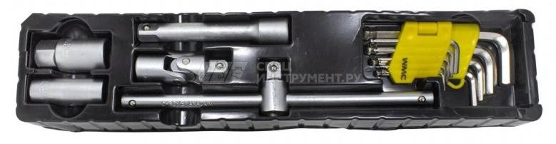 Набор инструментов 60пр. 1/2" (6гр)(8-27мм),в складном метал. ящике
