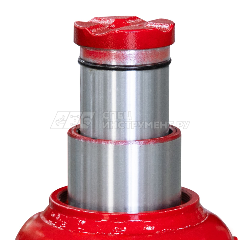 Домкрат гидравлический бутылочный низкопрофильный с двумя штоками 20т (h min-150мм, h max-245мм, ход штока-95мм) GTE /1/3