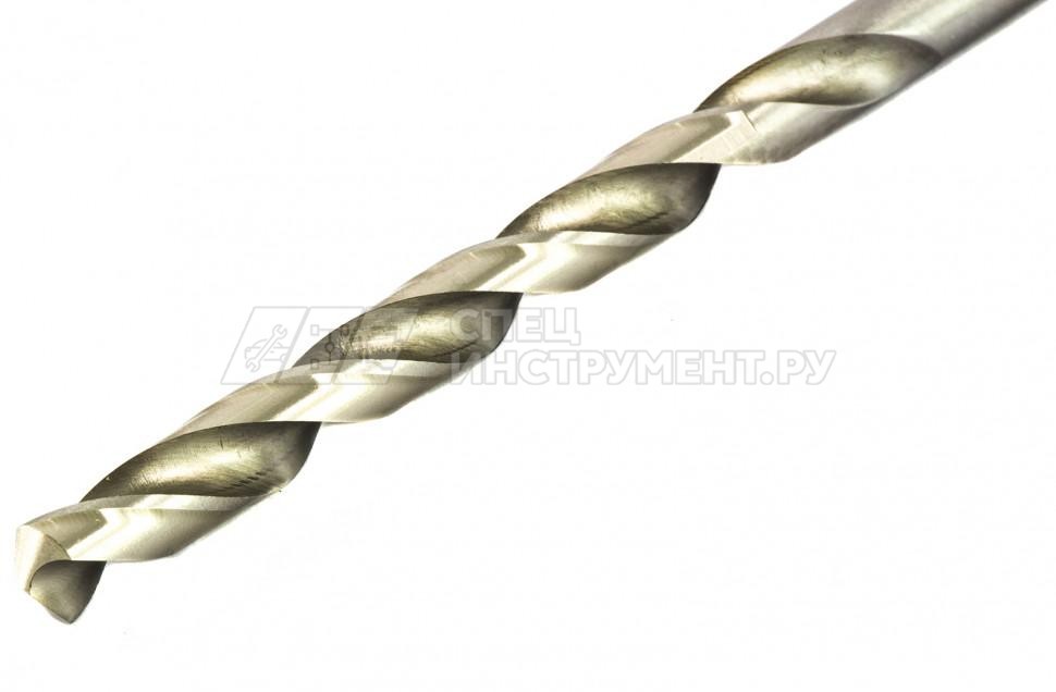 Сверло по металлу, 8,5 х 165 мм, полированное, удл., HSS, 1 шт. цил. хв.