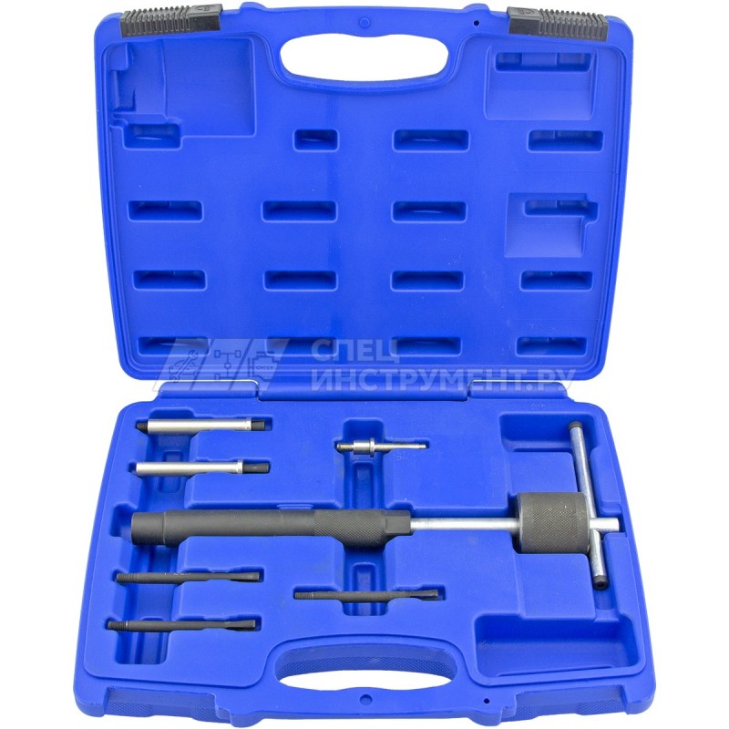 Набор специальных приспособлений для демонтажа закисшых свечей накаливания 7пр.