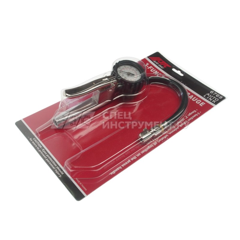 Манометр шинных 3-х функциональный до 11бар (160PSI)