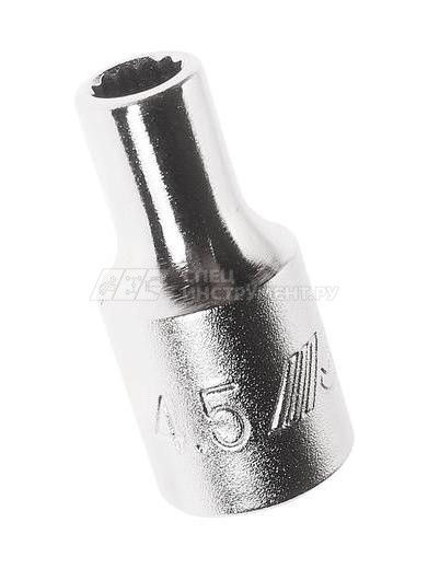 Головка торцевая 12-гранная 1/4" х 4.5мм, длина 25мм