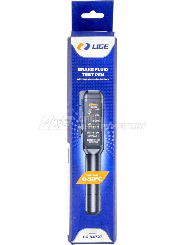 Тестер для тормозной жидкости (1xAAA),в блистере LG-94727 LIGE
