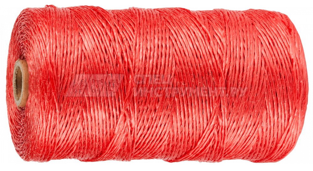 Шпагат STAYER многоцелевой полипропиленовый, d=1,5 мм, красный, 60 м, 32 кгс, 0,8 ктекс
