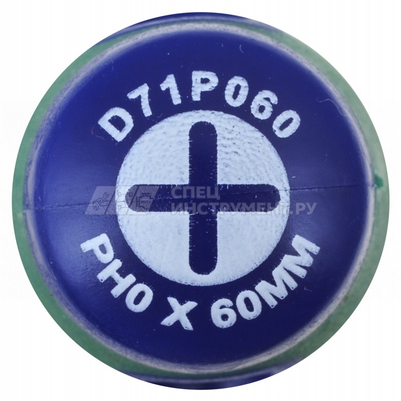 Отвертка стержневая крестовая ANTI-SLIP GRIP, PH0x60 мм