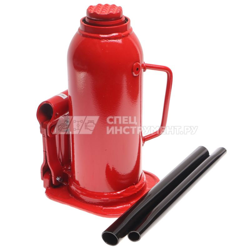 Домкрат гидравлический бутылочный 12т (h min-227мм, h max-457мм, ход штока-150мм, ход винта-80мм) GTE /1/3