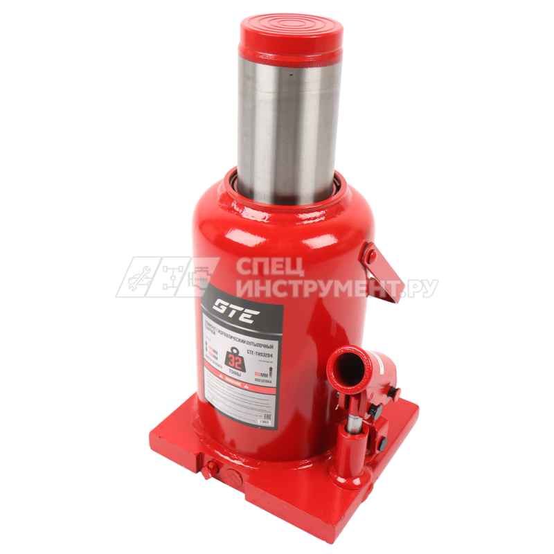 Домкрат гидравлический бутылочный 32т (h min-260мм, h max-420мм, ход штока-160мм) GTE /1/1
