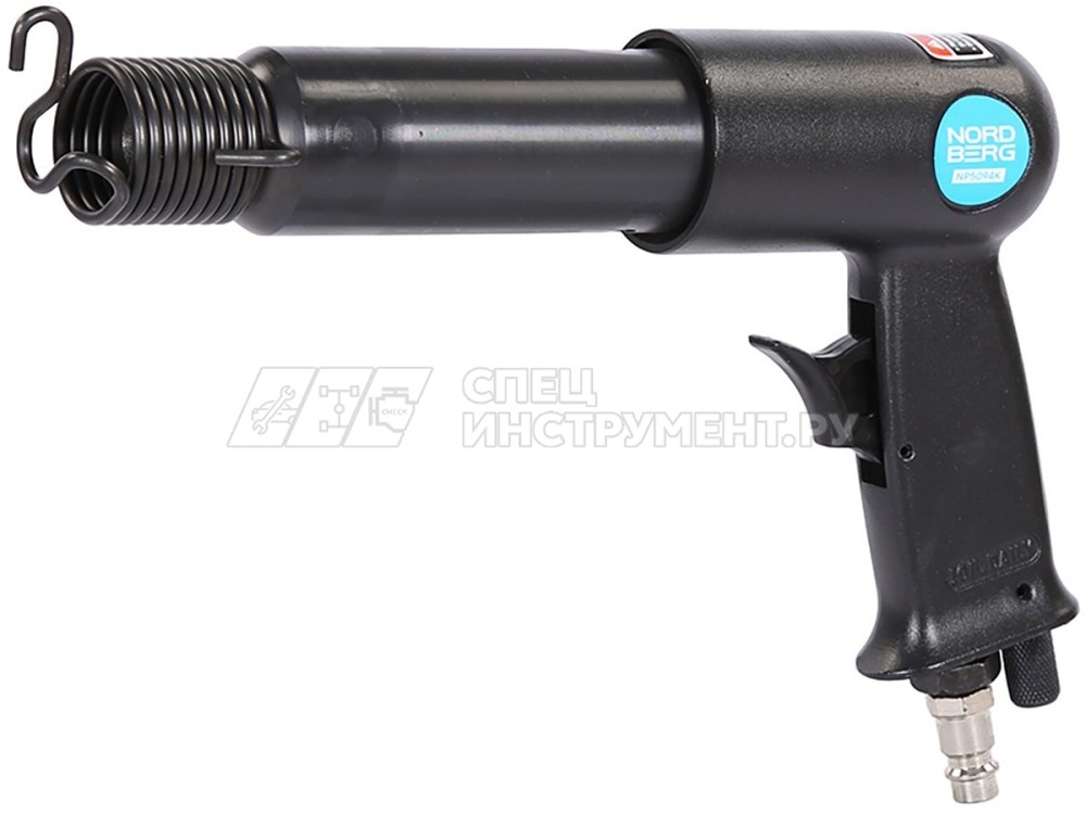 Пневмозубило 250 мм с комплектом насадок в кейсе