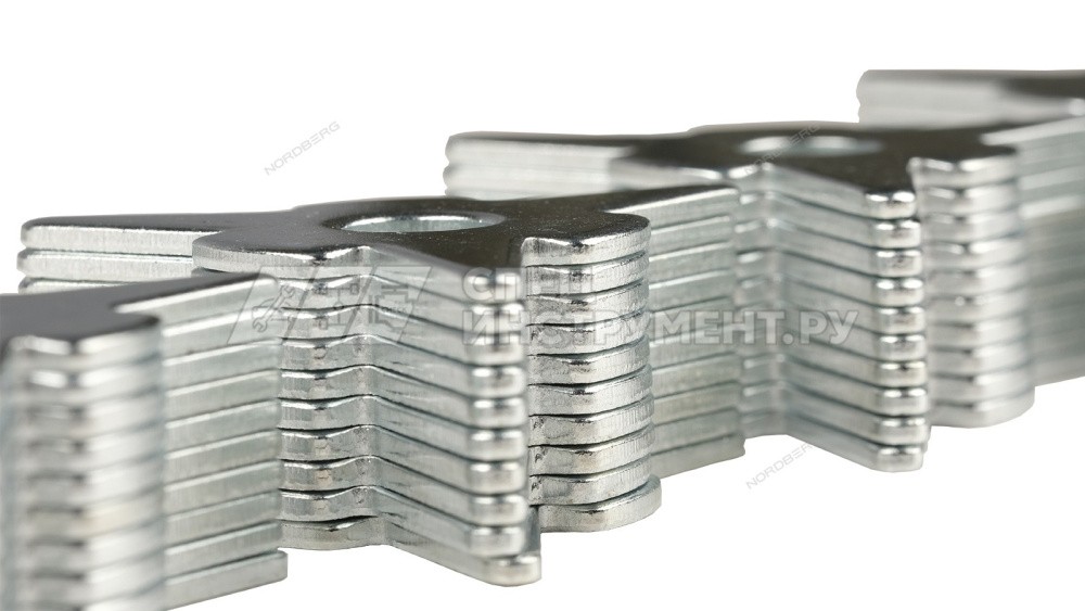 NORDBERG РАСХОДНЫЙ МАТЕРИАЛ ШАЙБЫ F015 треугольные (комплект 50шт)