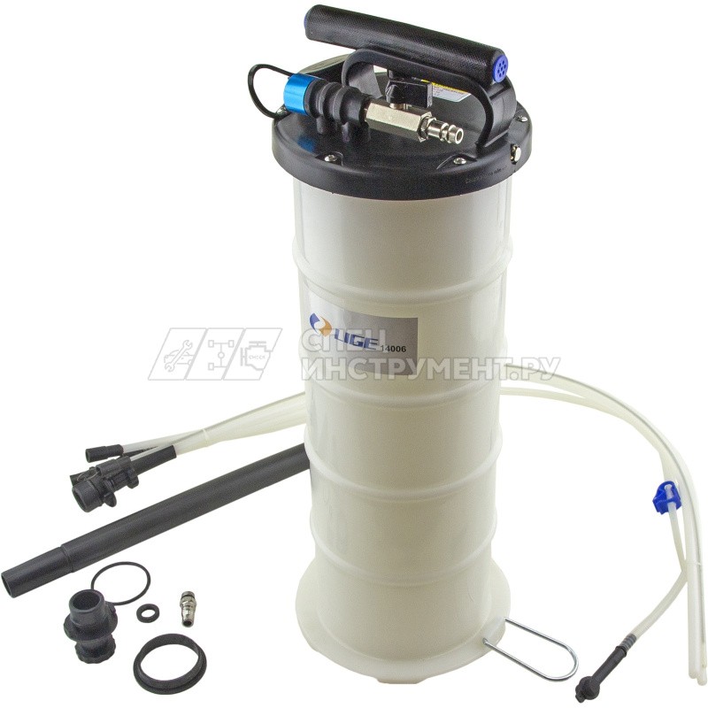 Пневматический насос для замены масла 6,5л., 90psi, 5л/3мин, от -20°C до 60°C LG-14006 LIGE