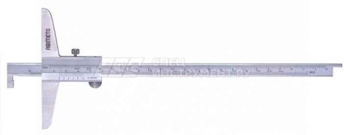 Штангенглубиномер нониусный с крюком 0,05 мм, 0—150 мм