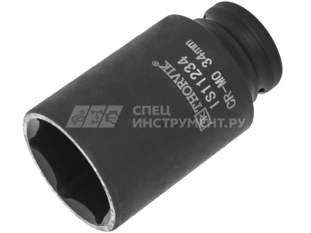 IS11234 Головка торцевая ударная глубокая 1/2"DR, 34 мм