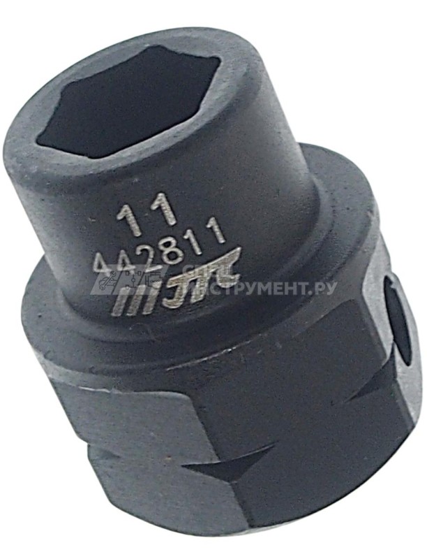 Головка торцевая ударная мини 6-гранная 1/2" х 11мм, длина 28мм