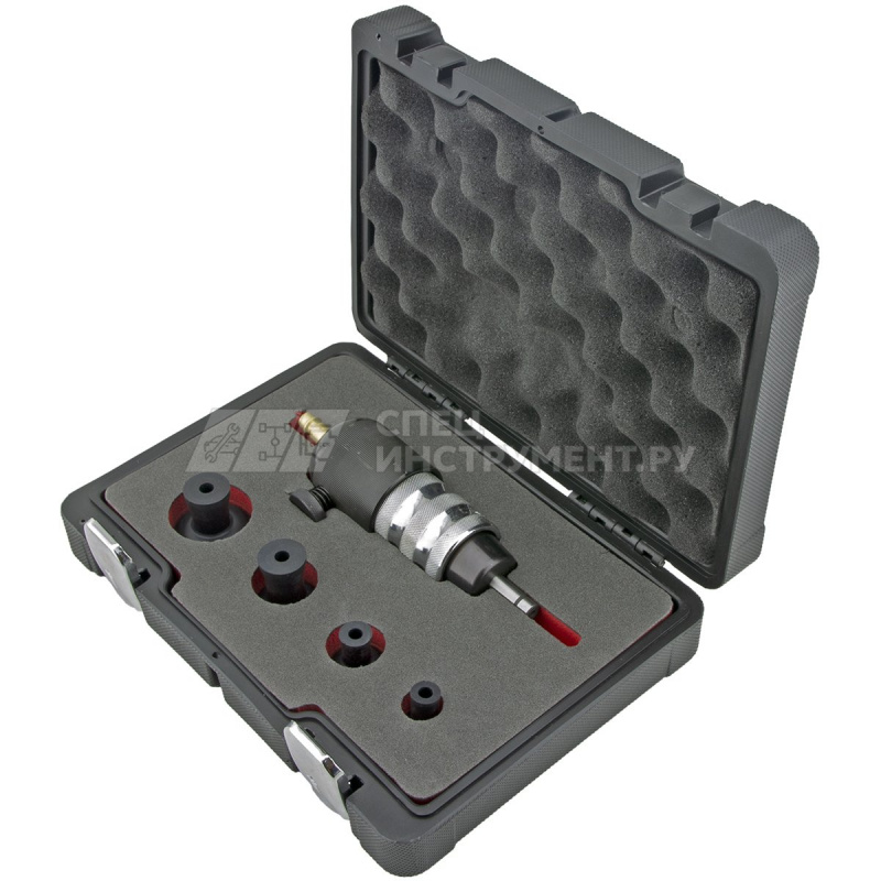 Приспособление для притирки клапанов пневматическое (d20, 30, 35, 45 мм), в кейсе Premium