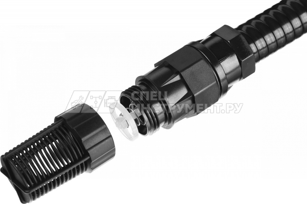 Шланг ЗУБР "ПРОФЕССИОНАЛ" всасывающий, с фильтром и обратным клапаном, 1", 4м