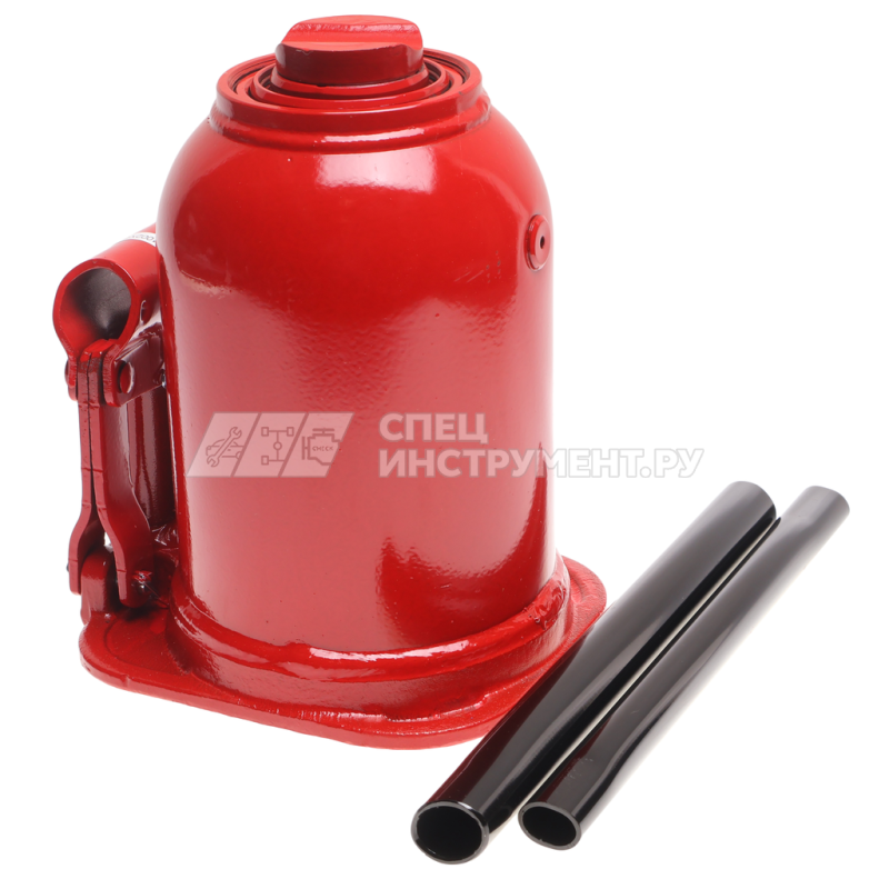 Домкрат гидравлический бутылочный с двумя штоками 10т (h min-180мм, h max-430мм, ход штока-190мм, ход винта-60мм) GTE /1/6