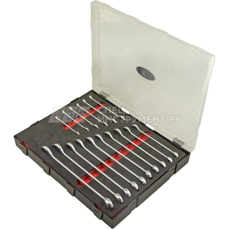 Набор комбинированных ключей 6-22 мм, 16 предметов