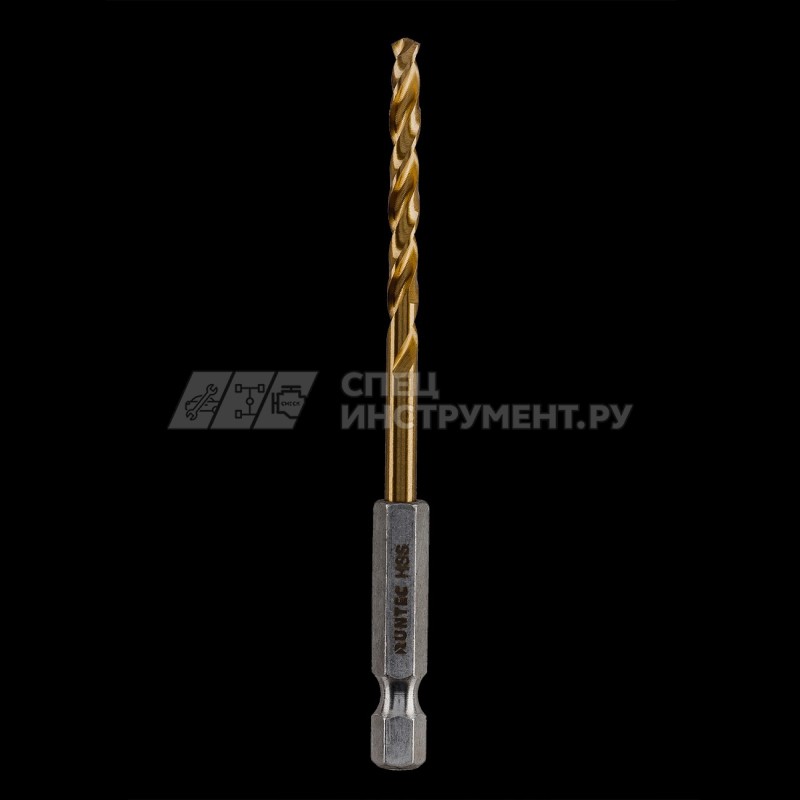 Сверло по металлу Runtec HSS-TiN 4 x 94мм HEX 1/4"
