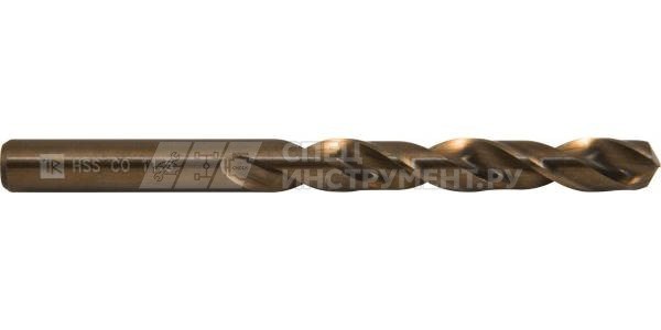 Сверло спиральное по металлу HSS Co в ПВХ упаковке, d10.2 мм