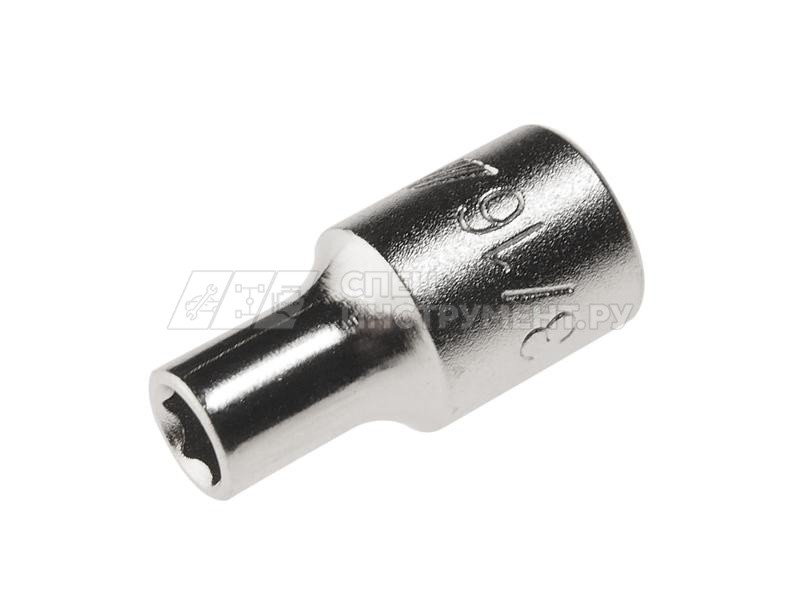 Головка торцевая 6-гранная 1/4" х 3/16", длина 25мм