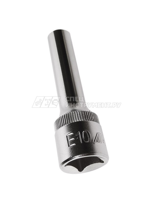 Головка торцевая глубокая TORX 1/2" х E10, длина 76мм