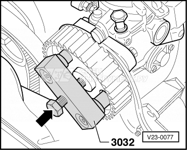 Съемник шестерни топливного насоса VAG, Volvo