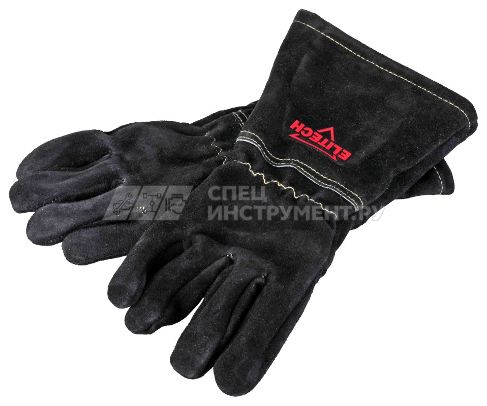 Краги сварщика, черные, спилок, нить kevlar, 204445
