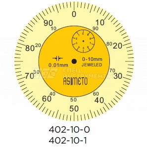 Индикатор часового типа 0,01 мм, 0-100 мм, Ø 58 мм