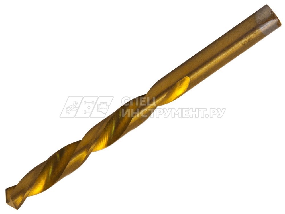 Сверло спиральное по металлу HSS TiN в блистере, d7.0 мм