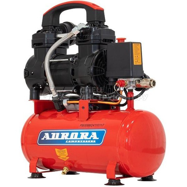 Компрессор PASSAT-8M BLACK тихий, без масл. (8л, 160л/мин, 0.81кВт)