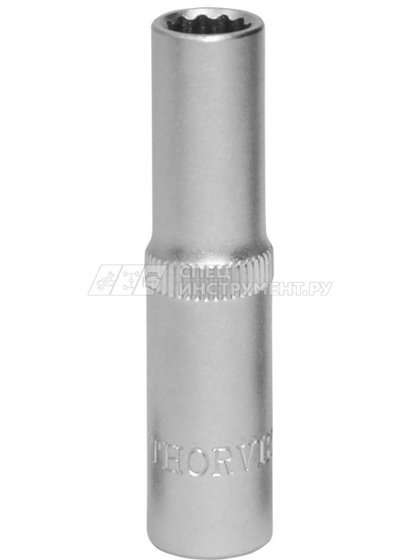 S11S2213SM Набор головок торцевых глубоких 12-гранных 1/4"DR на держателе, 4-14 мм, 13 предметов