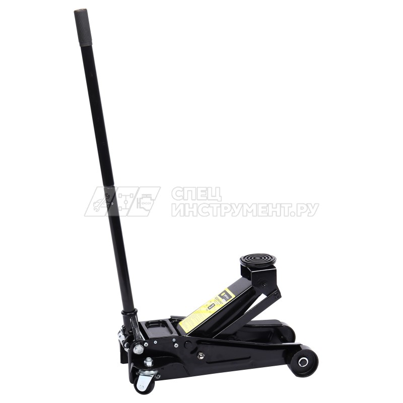 Домкрат гидравлический ER-81020 подкатной 3т двухпоршневой с резиновой накладкой (выс.подъема 140-460мм) ЭВРИКА