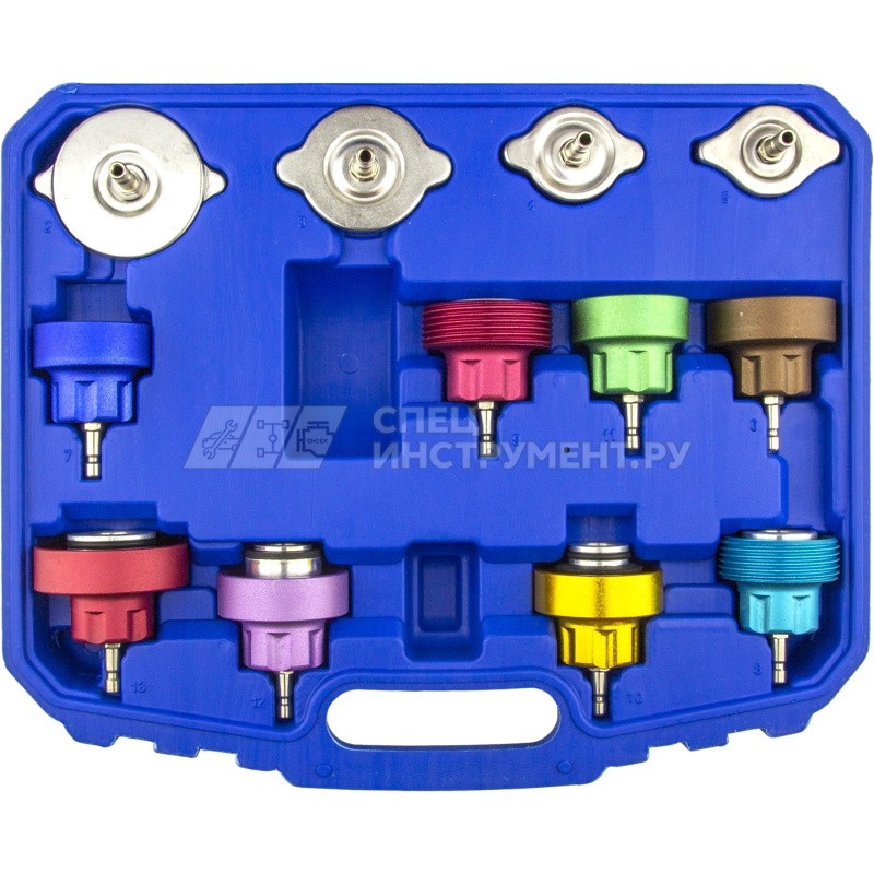 Набор для опрессовки системы охлаждения 14 предметов Vertul