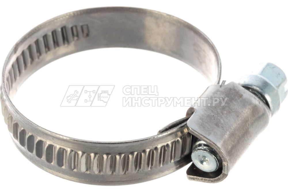 Хомут червячный 20-32мм (нержавеющая сталь)